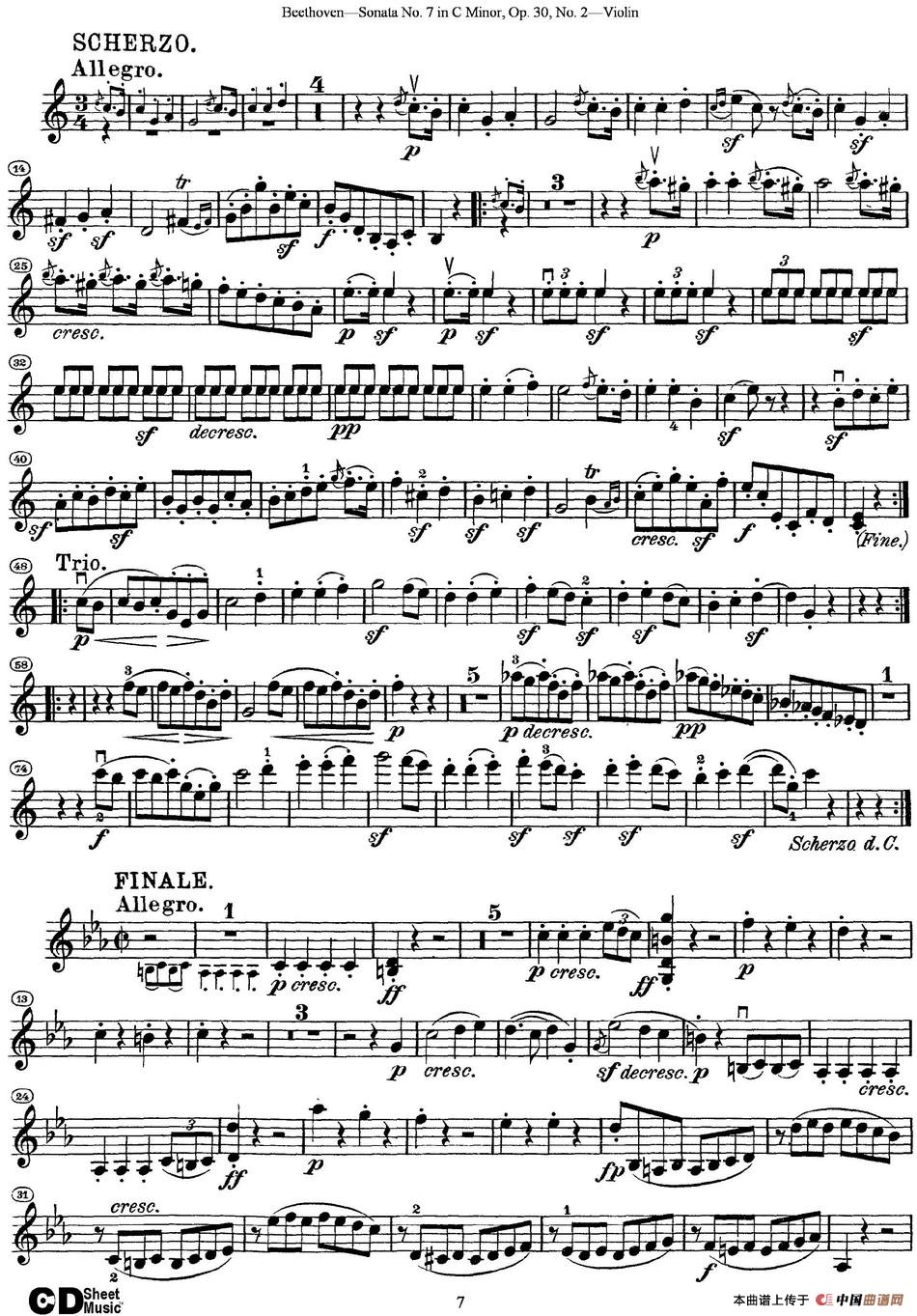 Violin Sonata No.7 in C Minor Op.30 No.2_3