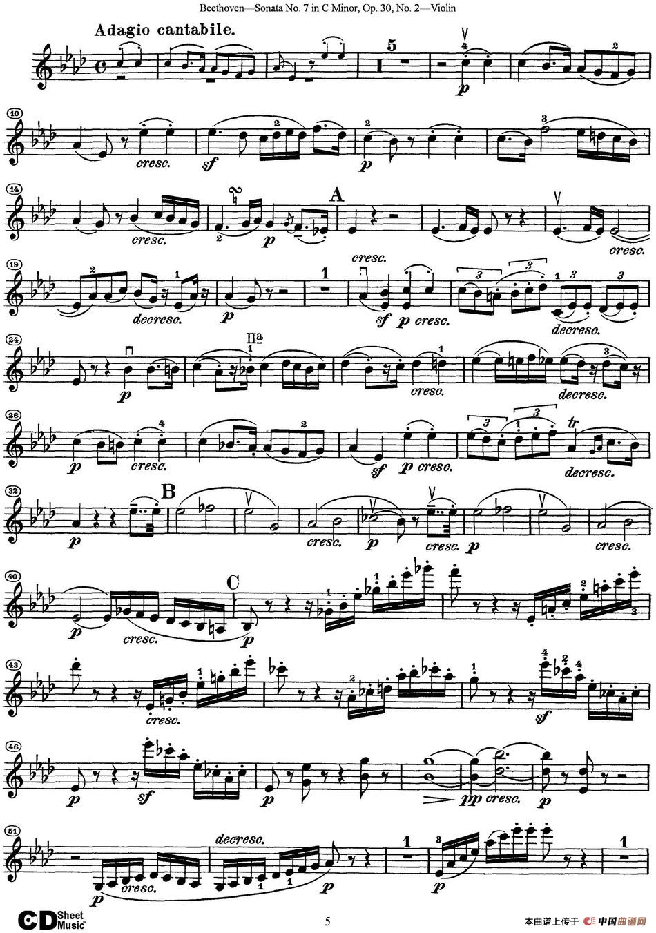 Violin Sonata No.7 in C Minor Op.30 No.2_3