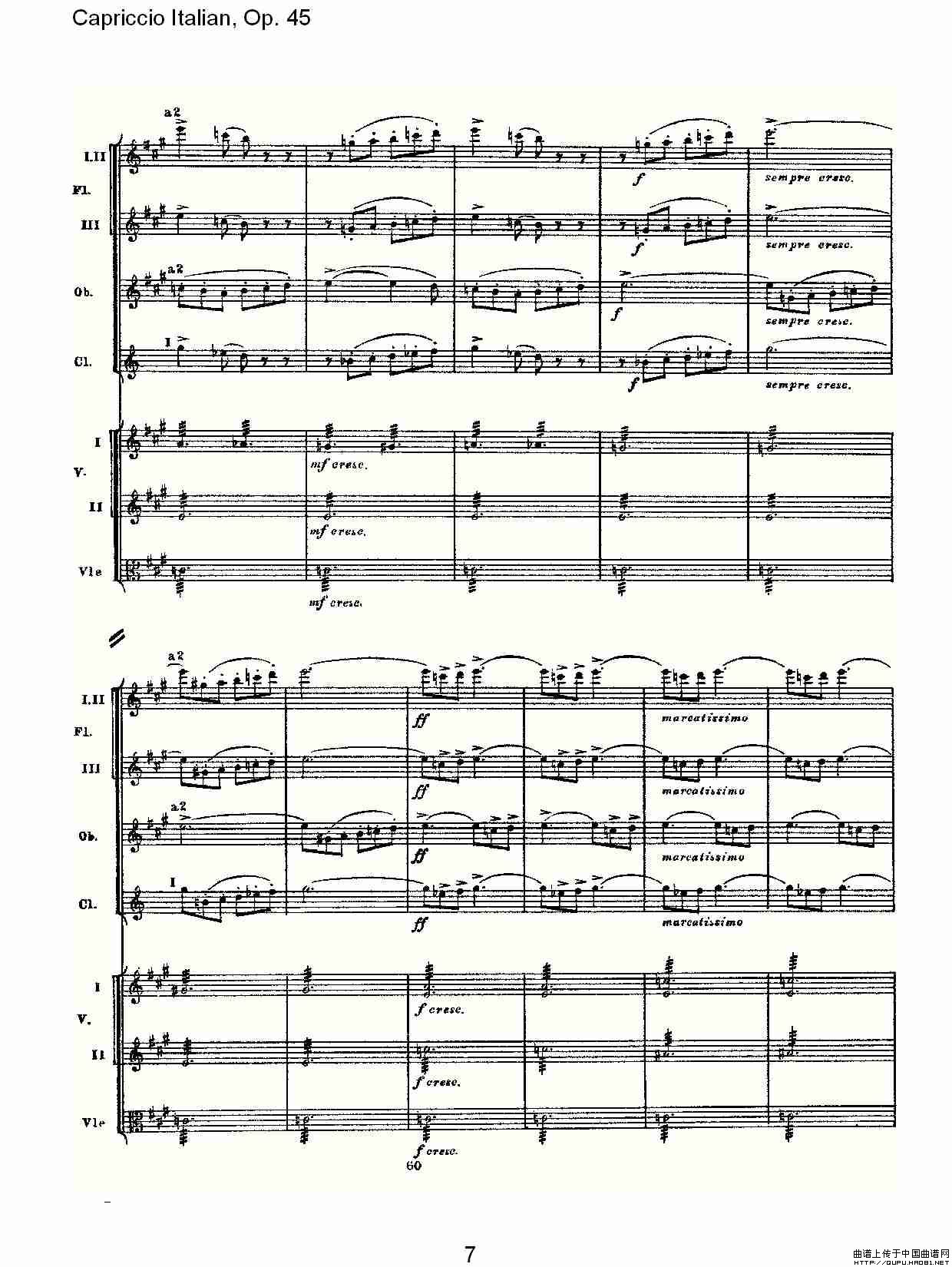 Capriccio Italian, Op. 45         意大利幻想曲,  Op. 45