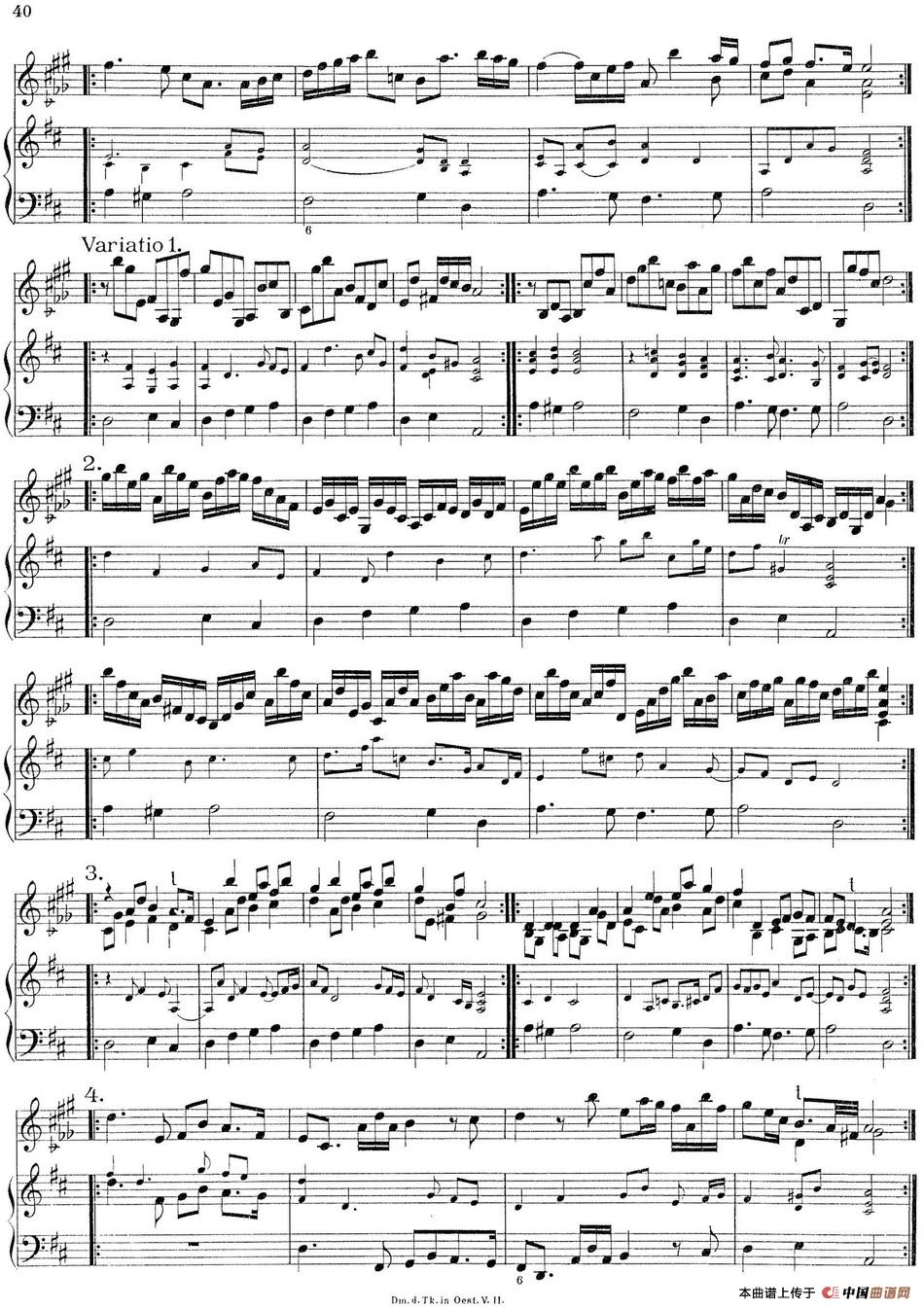 Biber Violin Sonata IV（小提琴+钢琴伴奏）