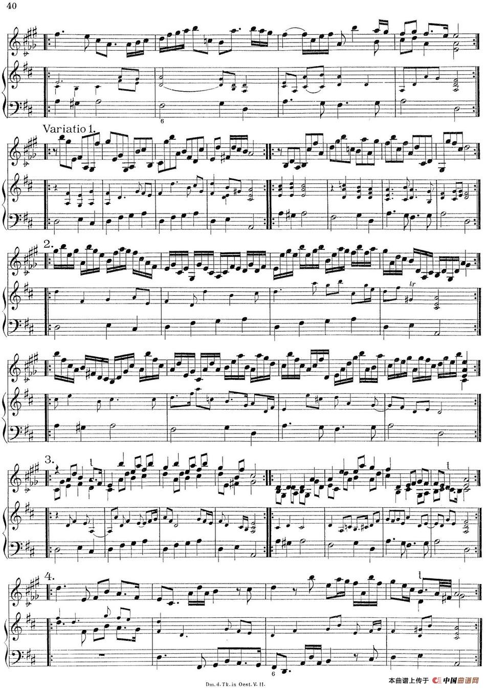 Biber Violin Sonata IV（小提琴+钢琴伴奏）