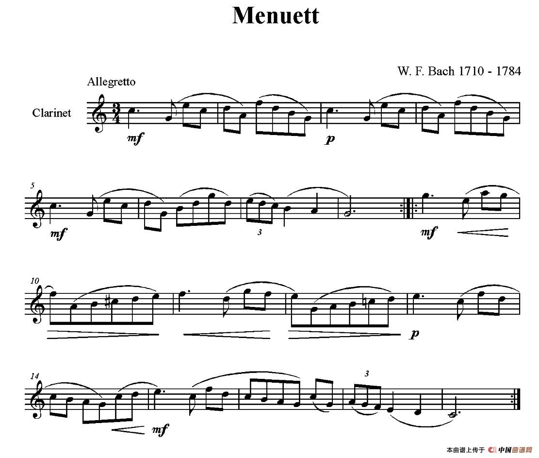 Menuett（单簧管）