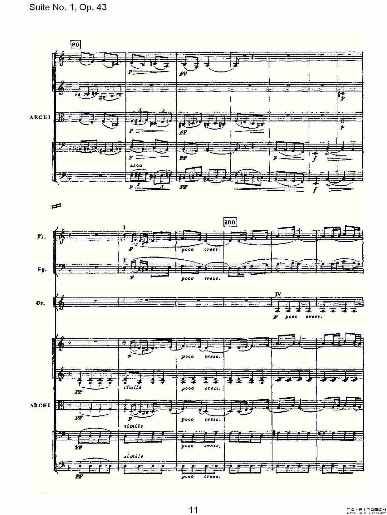 Suite No.1, Op.43   第一套曲,Op.43第三乐章