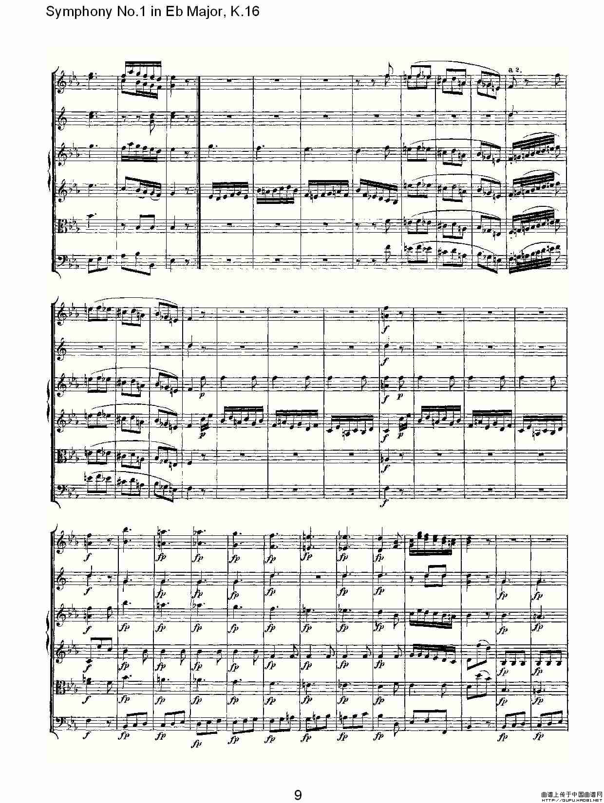 Symphony No.1 in Eb Major，K.16（Eb大调第一交响曲K.1