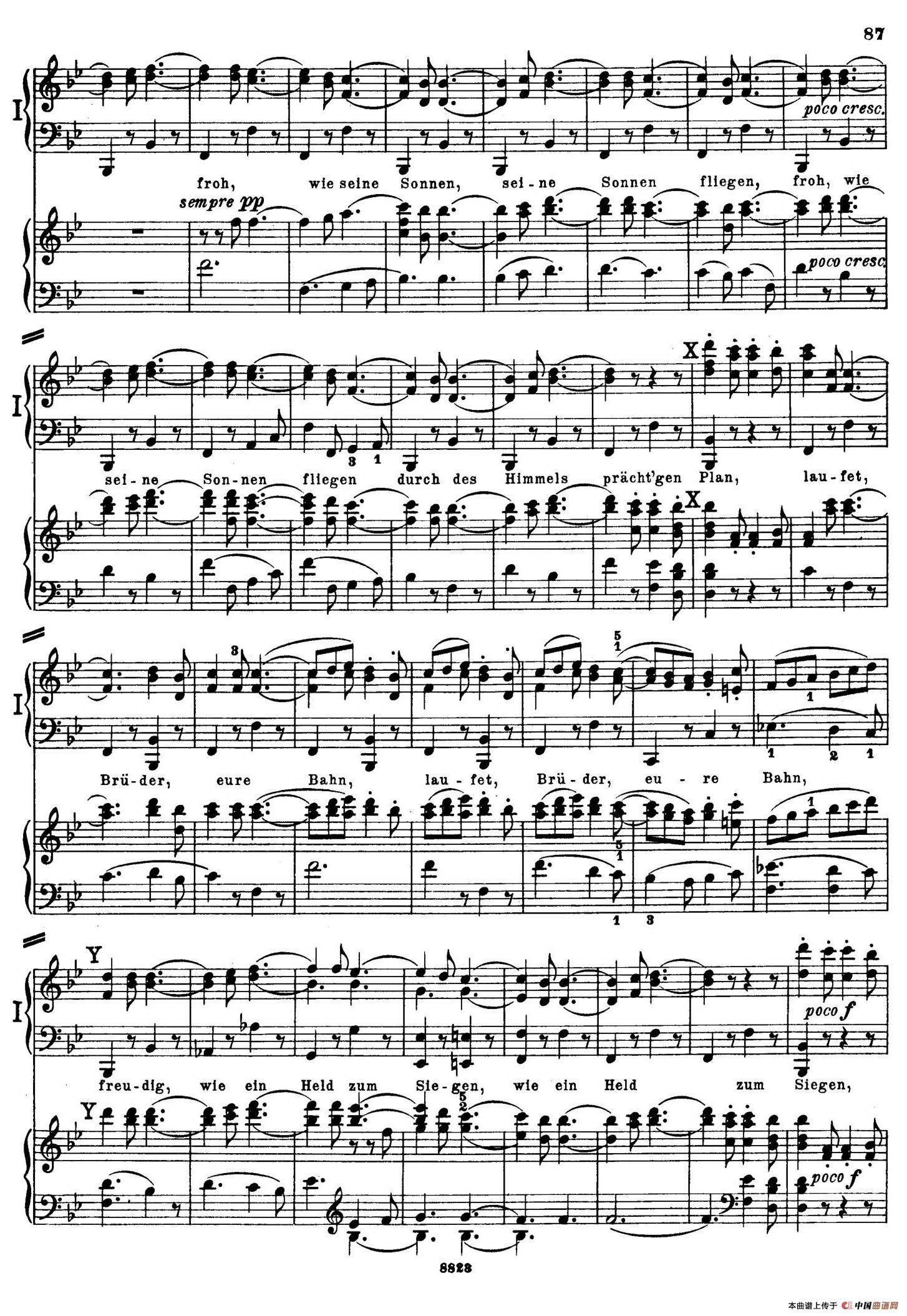 d小调第九交响曲 Op.125（双钢琴P83——92）