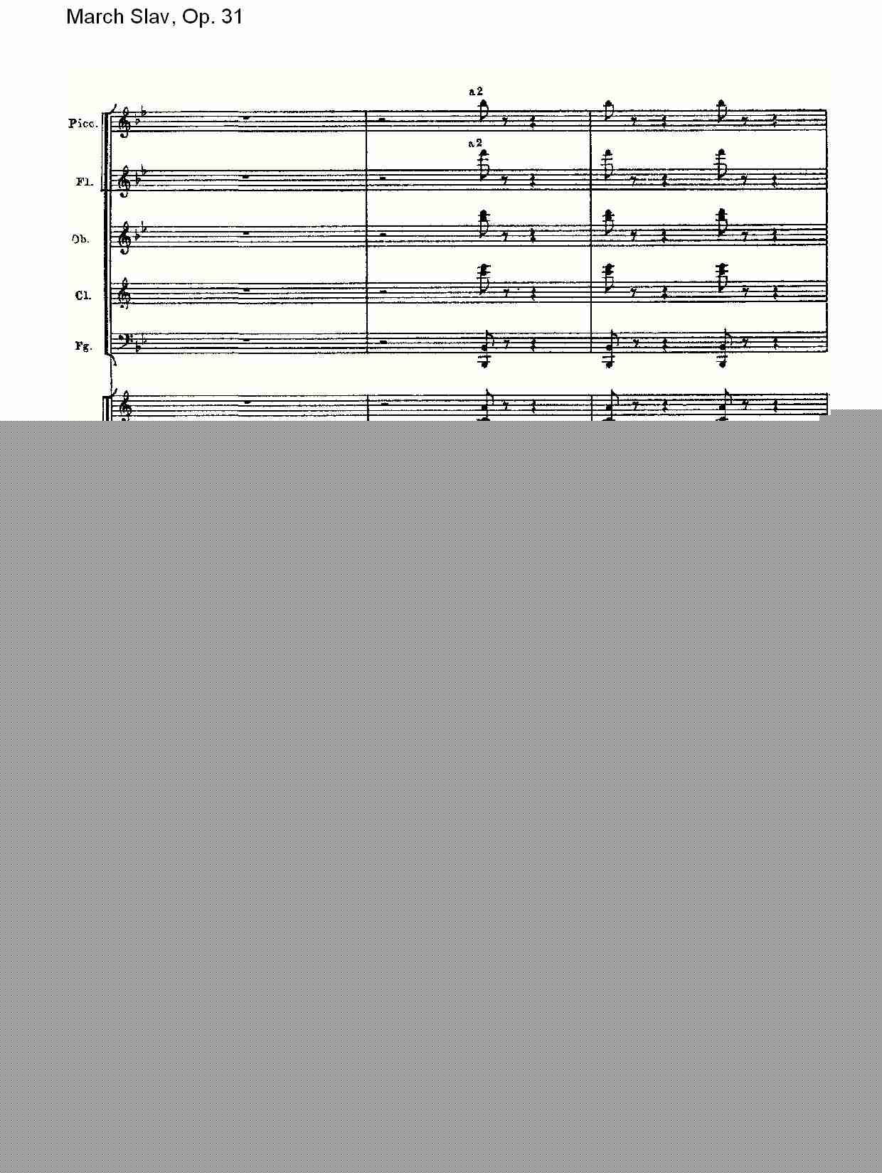 March Slav, Op.31   斯拉夫进行曲，Op.31（二）