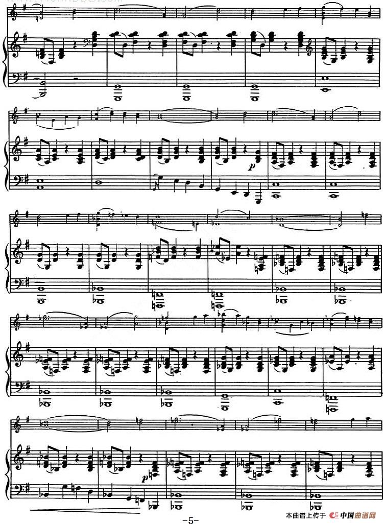 LEGENDE Op.17（传奇）（小提琴+钢琴伴奏）