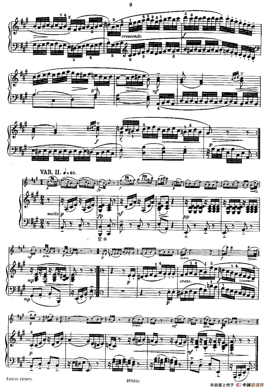 Mozart - Violin Sonata No.1, KV. 305（第一小提琴奏鸣曲