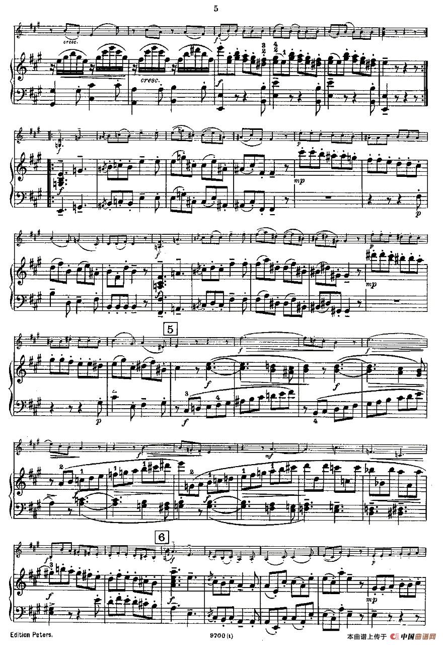 Mozart - Violin Sonata No.1, KV. 305（第一小提琴奏鸣曲