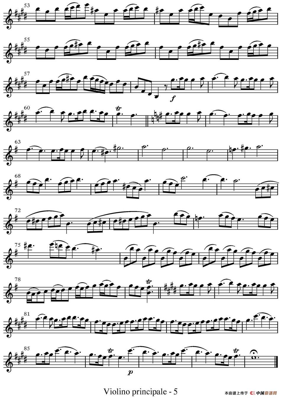 All parts of Spring（四季·春天）（主奏小提琴分谱