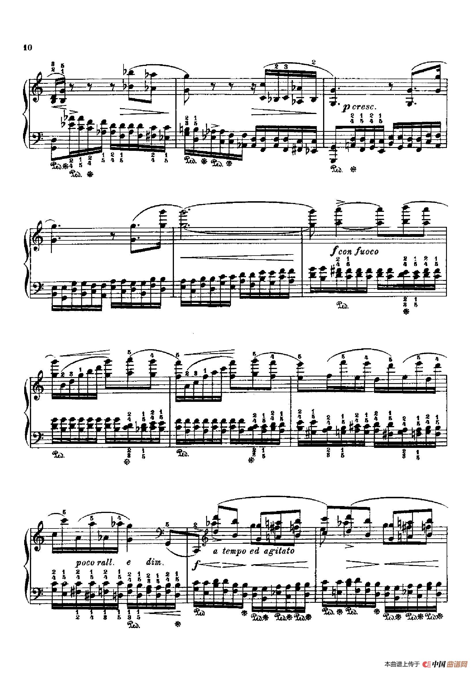 53首以肖邦练习曲为素材而作的练习曲（No.14）
