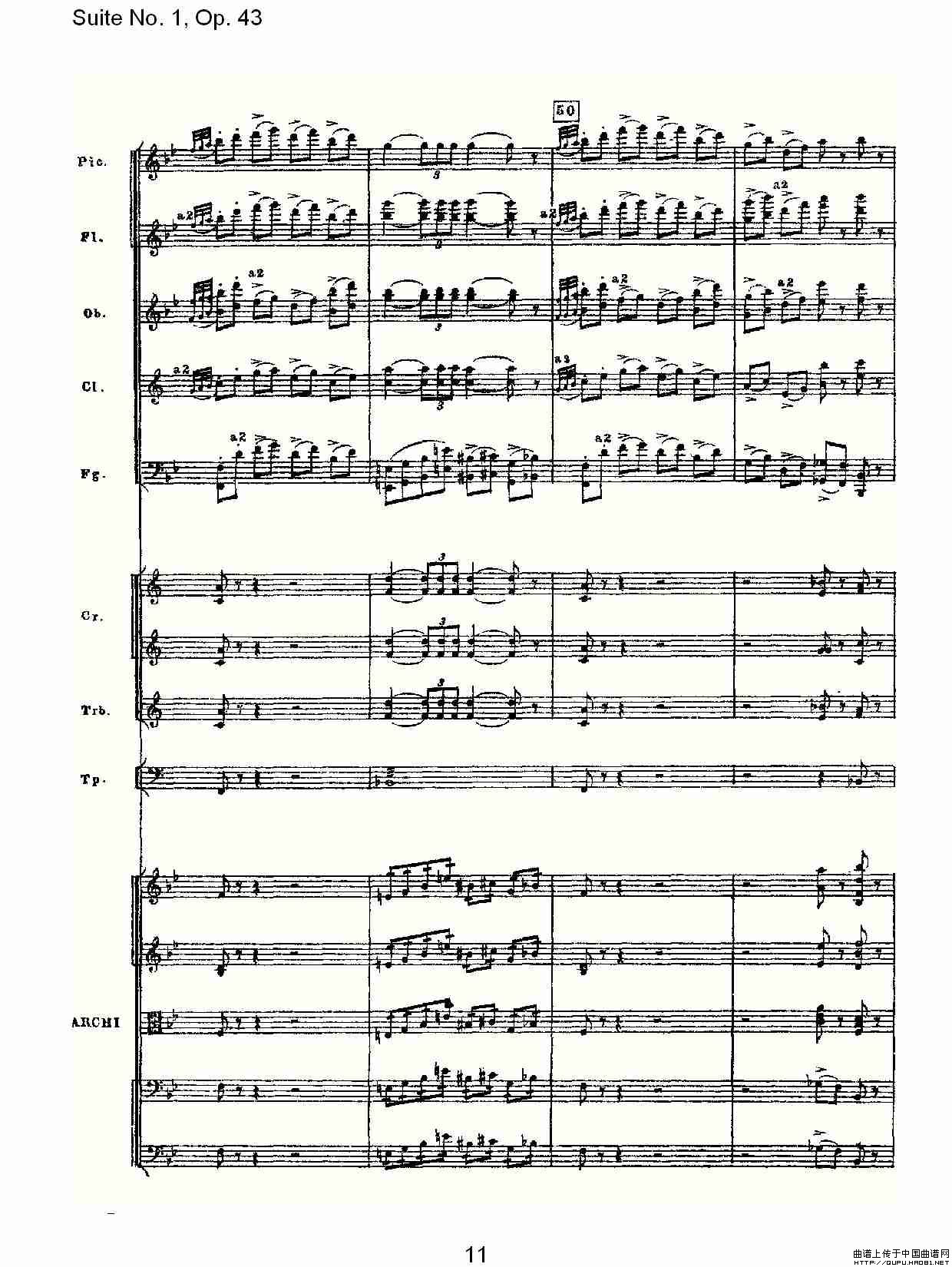 Suite No.1, Op.43   第一套曲,Op.43第五乐章（一）