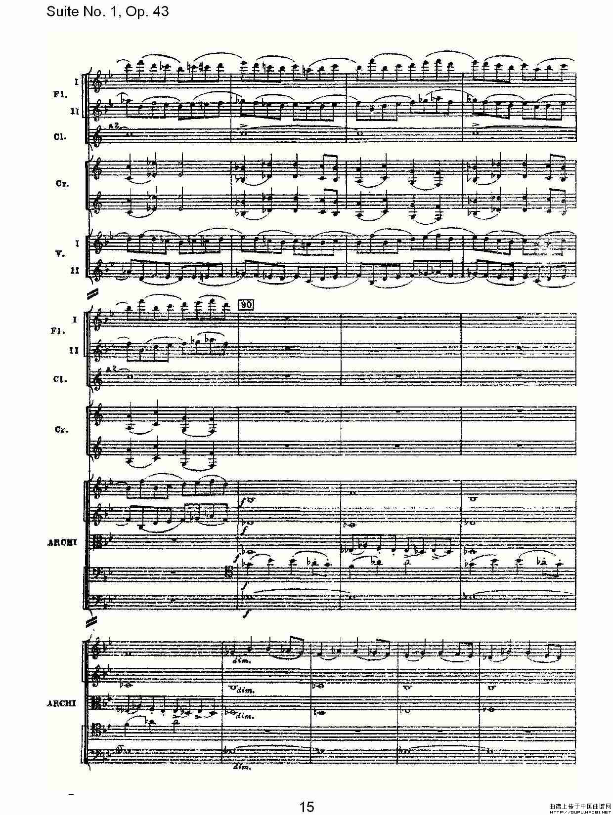 Suite No.1, Op.43   第一套曲,Op.43第五乐章（一）