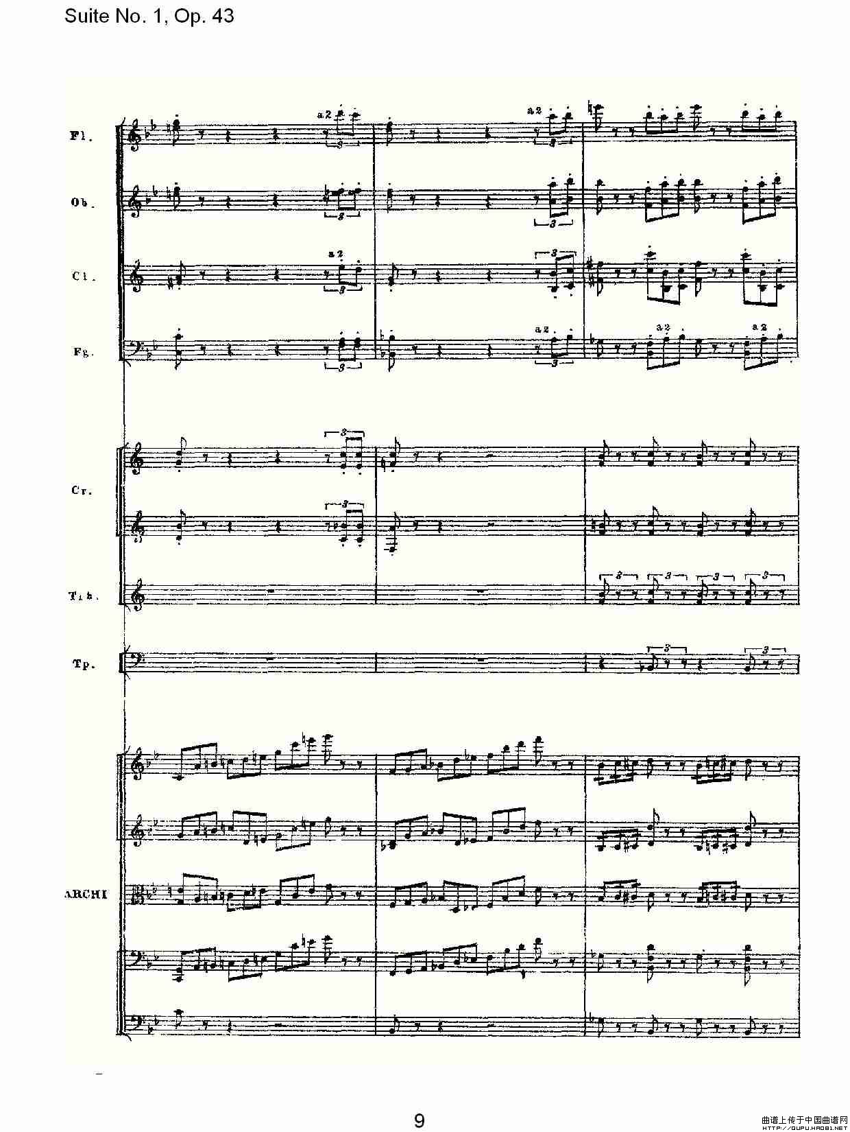 Suite No.1, Op.43   第一套曲,Op.43第五乐章（一）