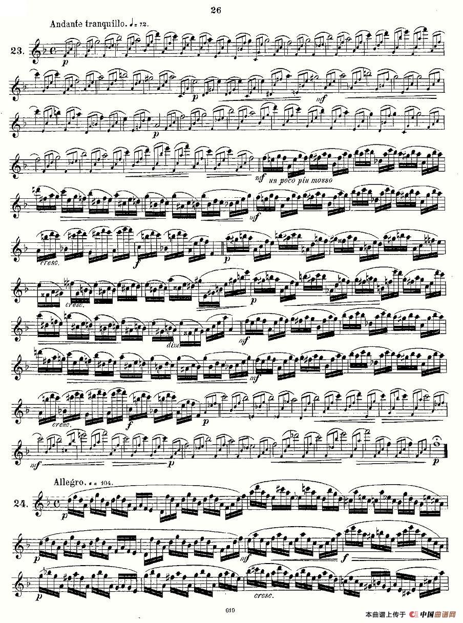 24 instructive Uebungen.Op.30（13—24）