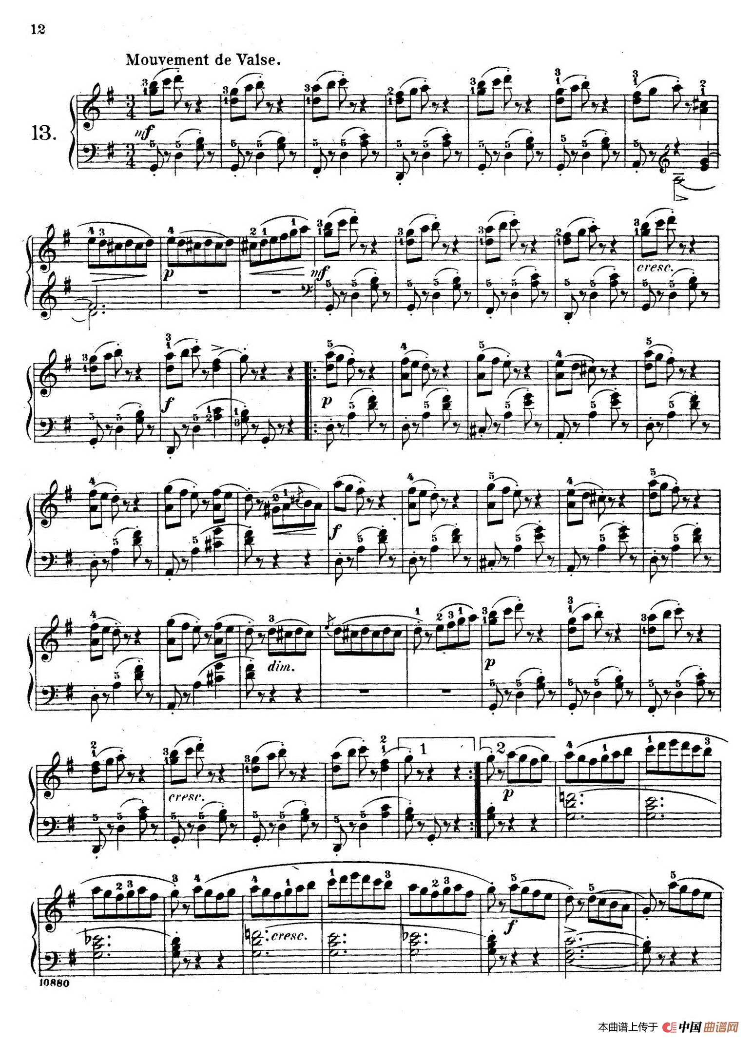 Etudes Enfantines Op.37（儿童钢琴练习曲 第11——14首