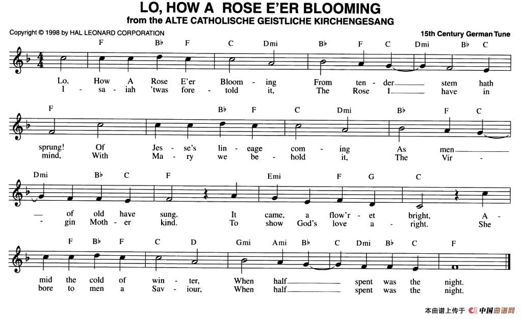 LO,HOW A ROSE EER BLOOMING