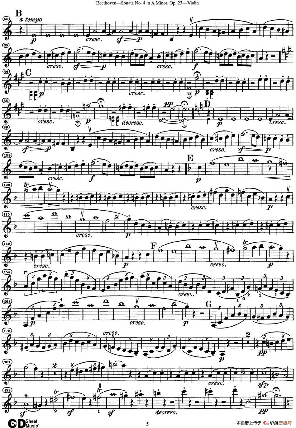 Violin Sonata No.4 in A Minor Op.23_1