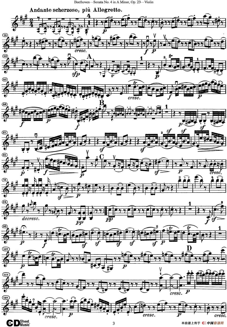 Violin Sonata No.4 in A Minor Op.23_1