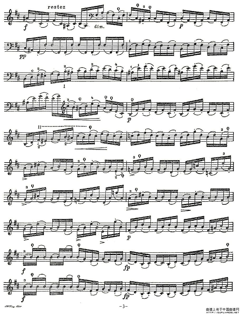 A. Piatti 12 Caprice Op.25（皮阿蒂 12首大提琴随想曲