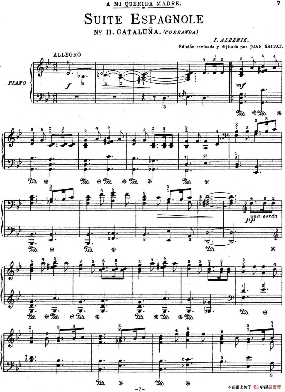 Suite Espanola Op.47（西班牙组曲·Ⅱ）