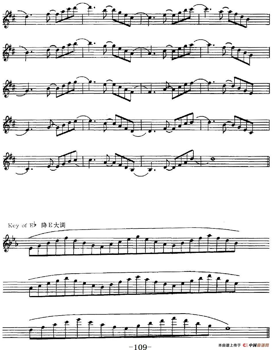 萨克斯演奏教程第五节（五音和弦-守调变奏）