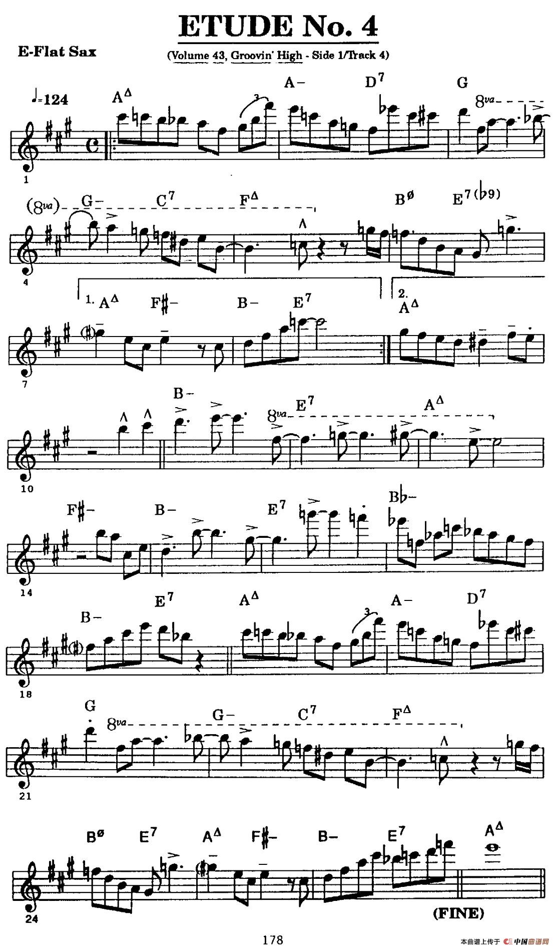 ETUDE No.4（中音萨克斯超吹练习曲）