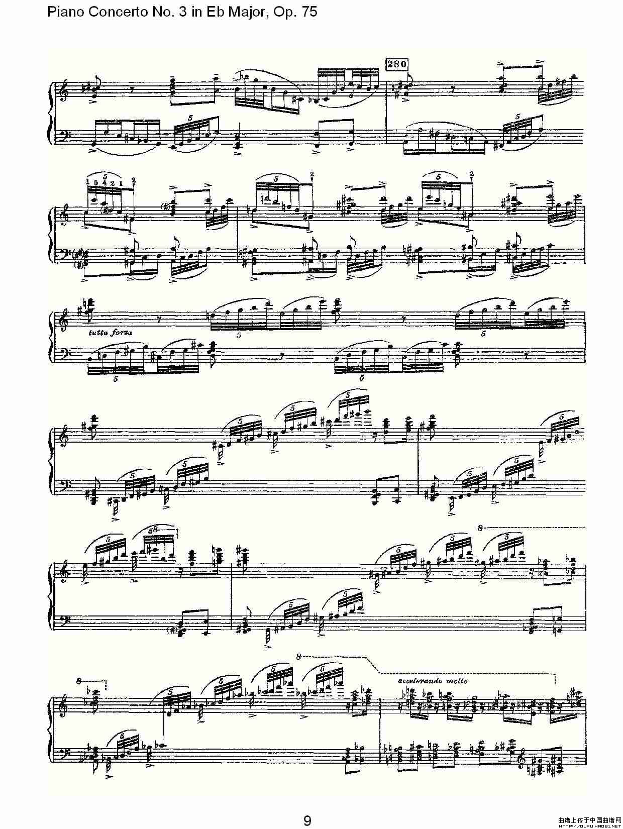 Piano Concerto No.3 in Eb Major, Op.75（Eb大调第三钢琴协