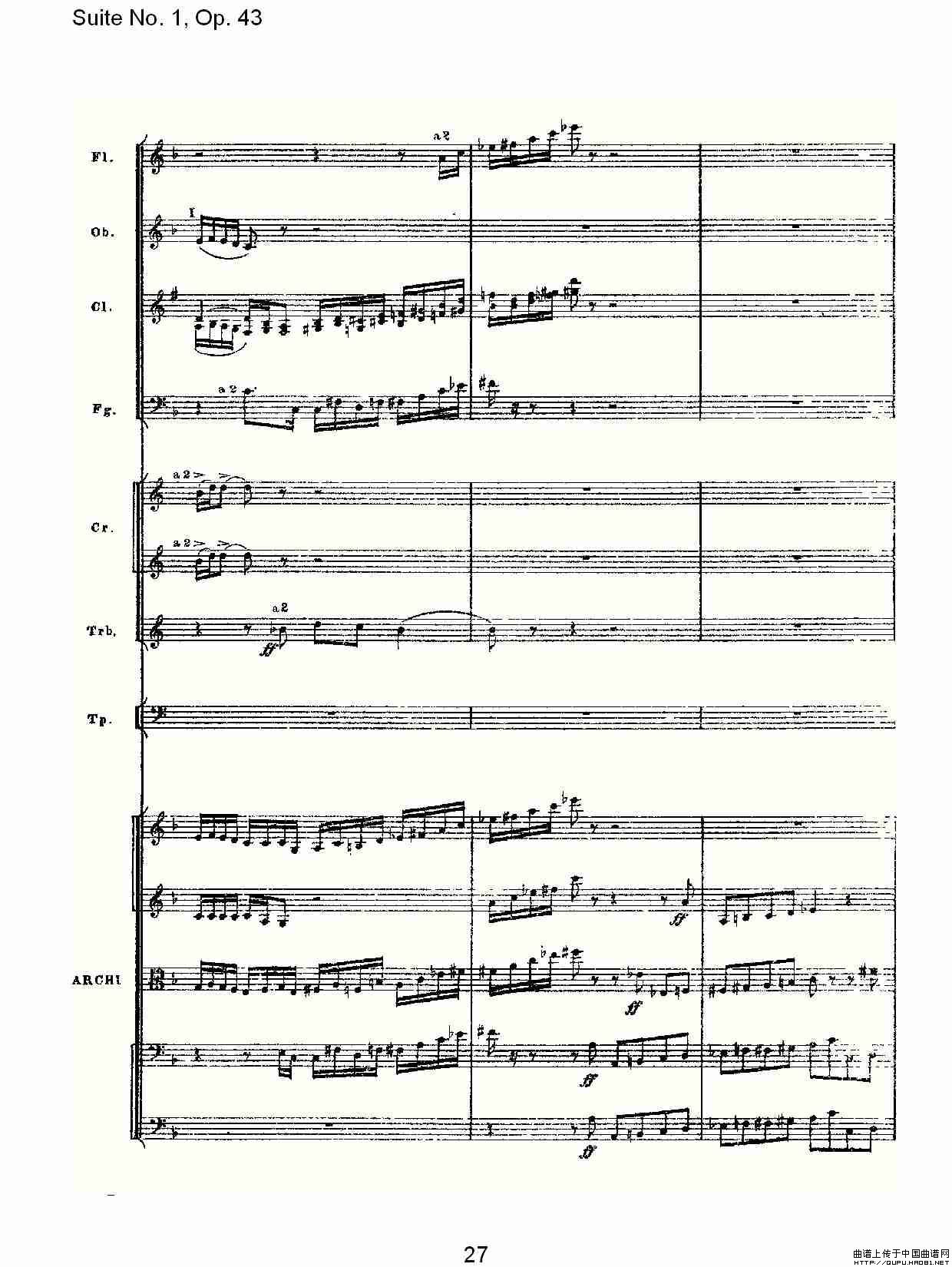 Suite No.1, Op.43   第一套曲,Op.43第一乐章（一）