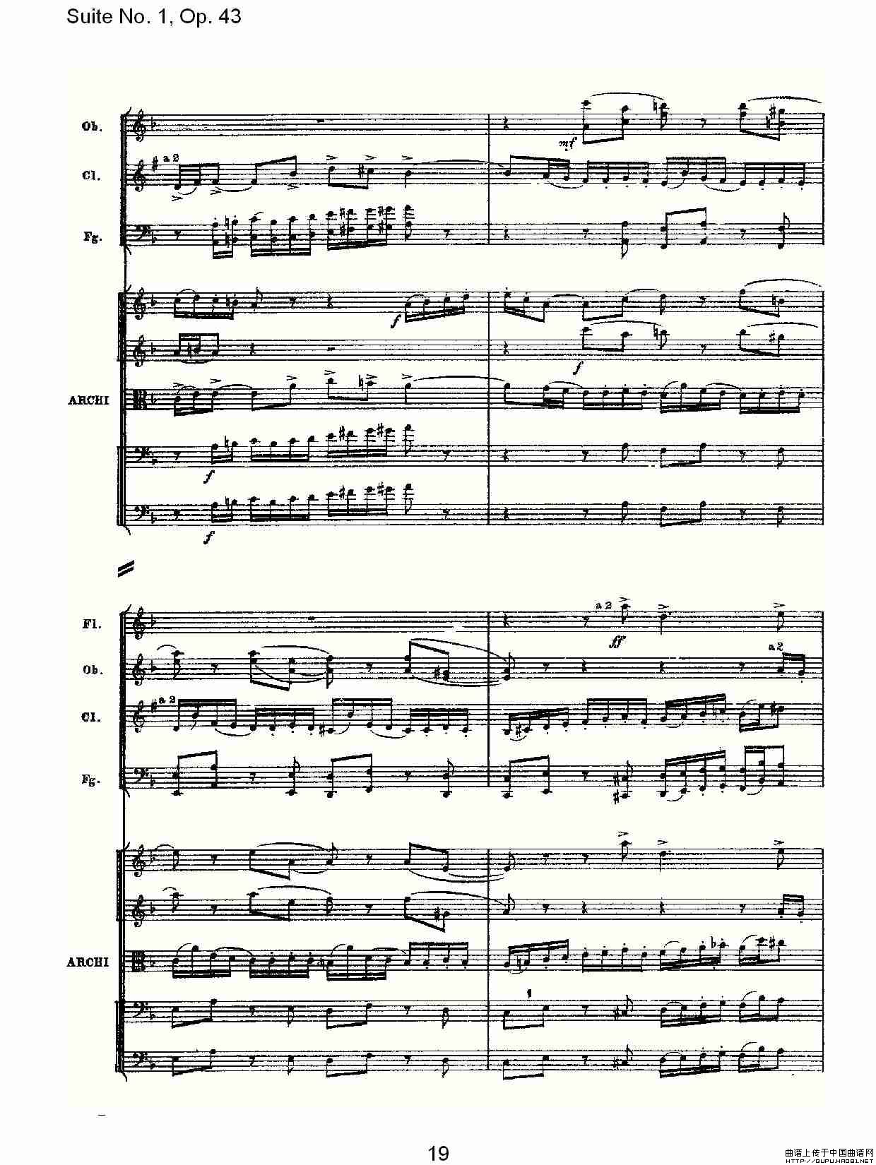 Suite No.1, Op.43   第一套曲,Op.43第一乐章（一）