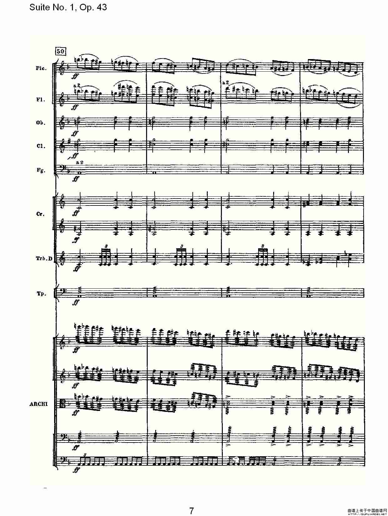 Suite No.1, Op.43   第一套曲,Op.43第一乐章（一）