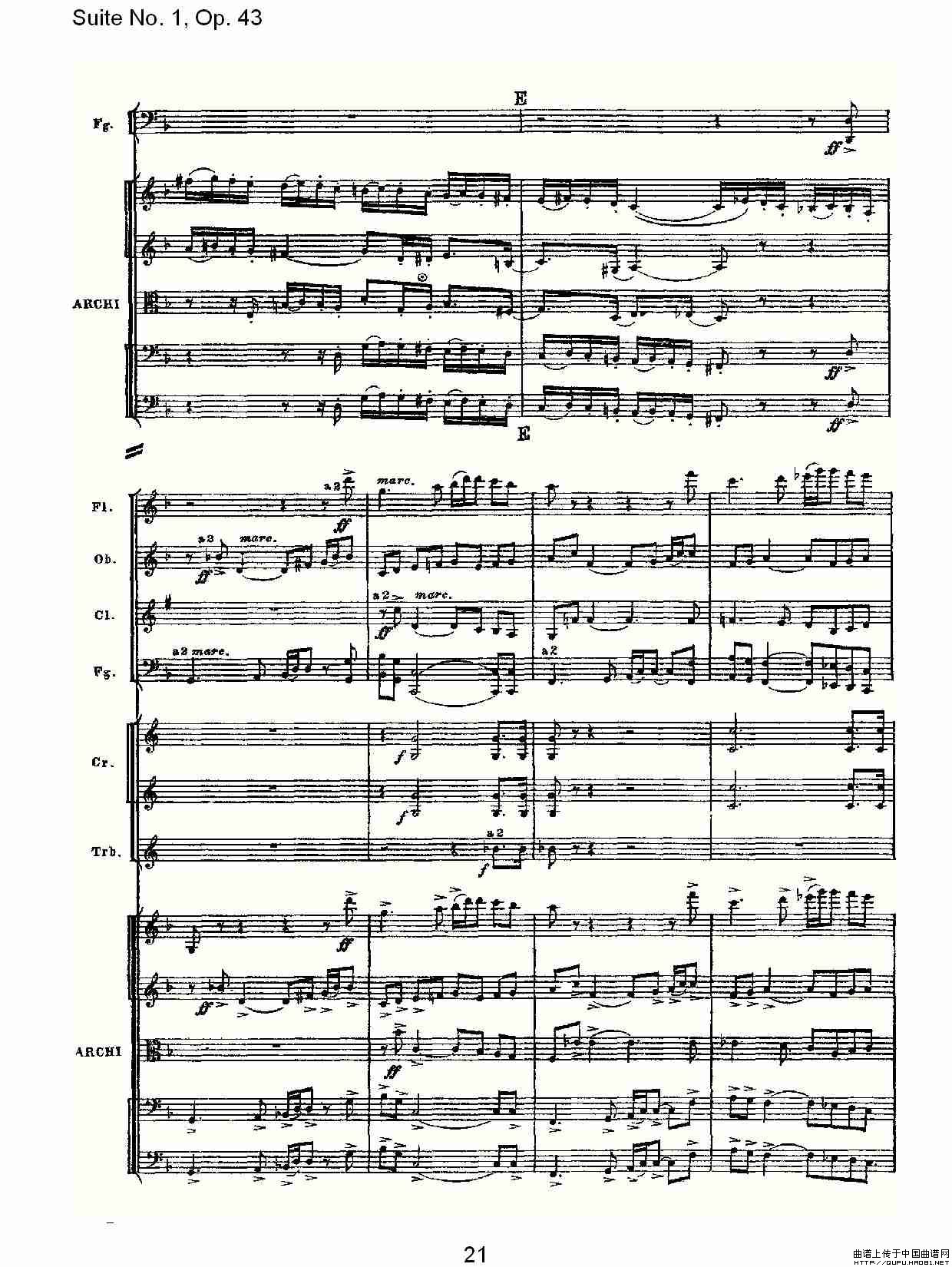 Suite No.1, Op.43   第一套曲,Op.43第一乐章（一）