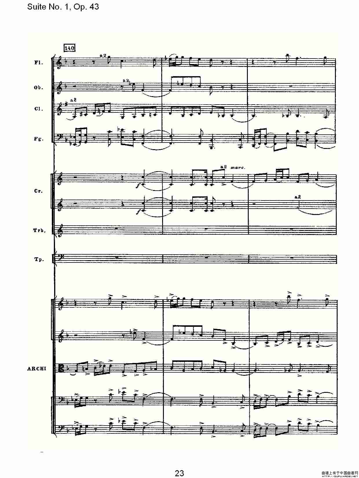 Suite No.1, Op.43   第一套曲,Op.43第一乐章（一）