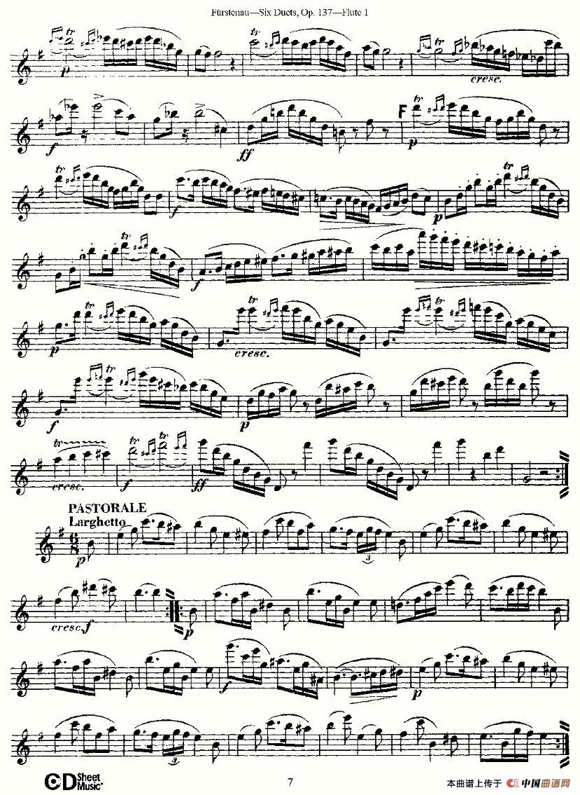 Six Duets, Op.137 之二（二重奏 六首作品 137号）