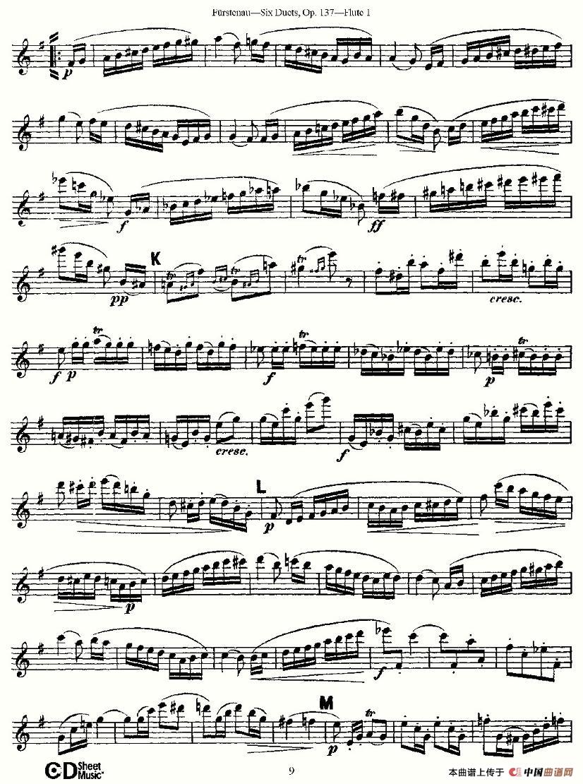 Six Duets, Op.137 之二（二重奏 六首作品 137号）