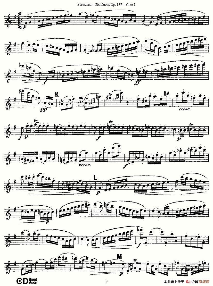 Six Duets, Op.137 之二（二重奏 六首作品 137号）