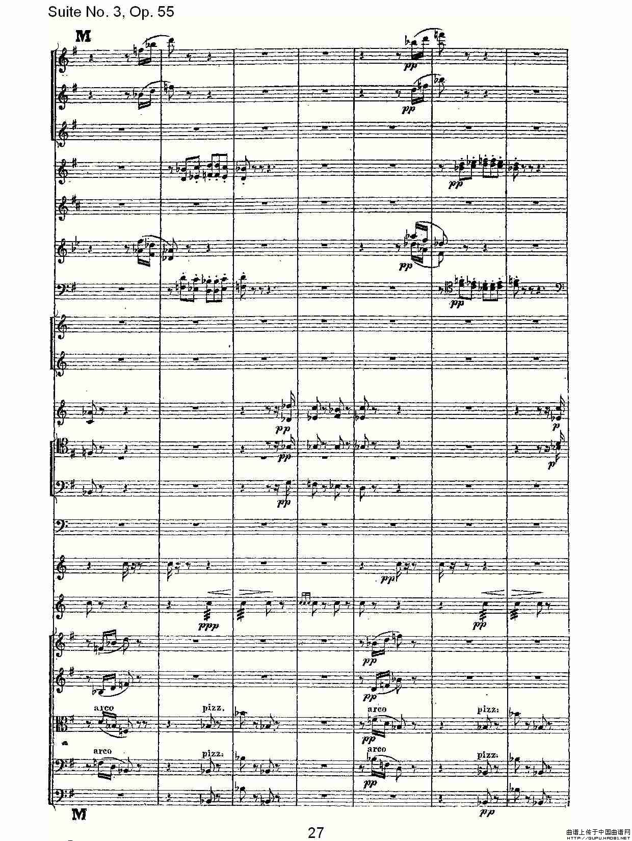 Suite No. 3, Op.55  第三套曲,Op.55第三乐章（一）