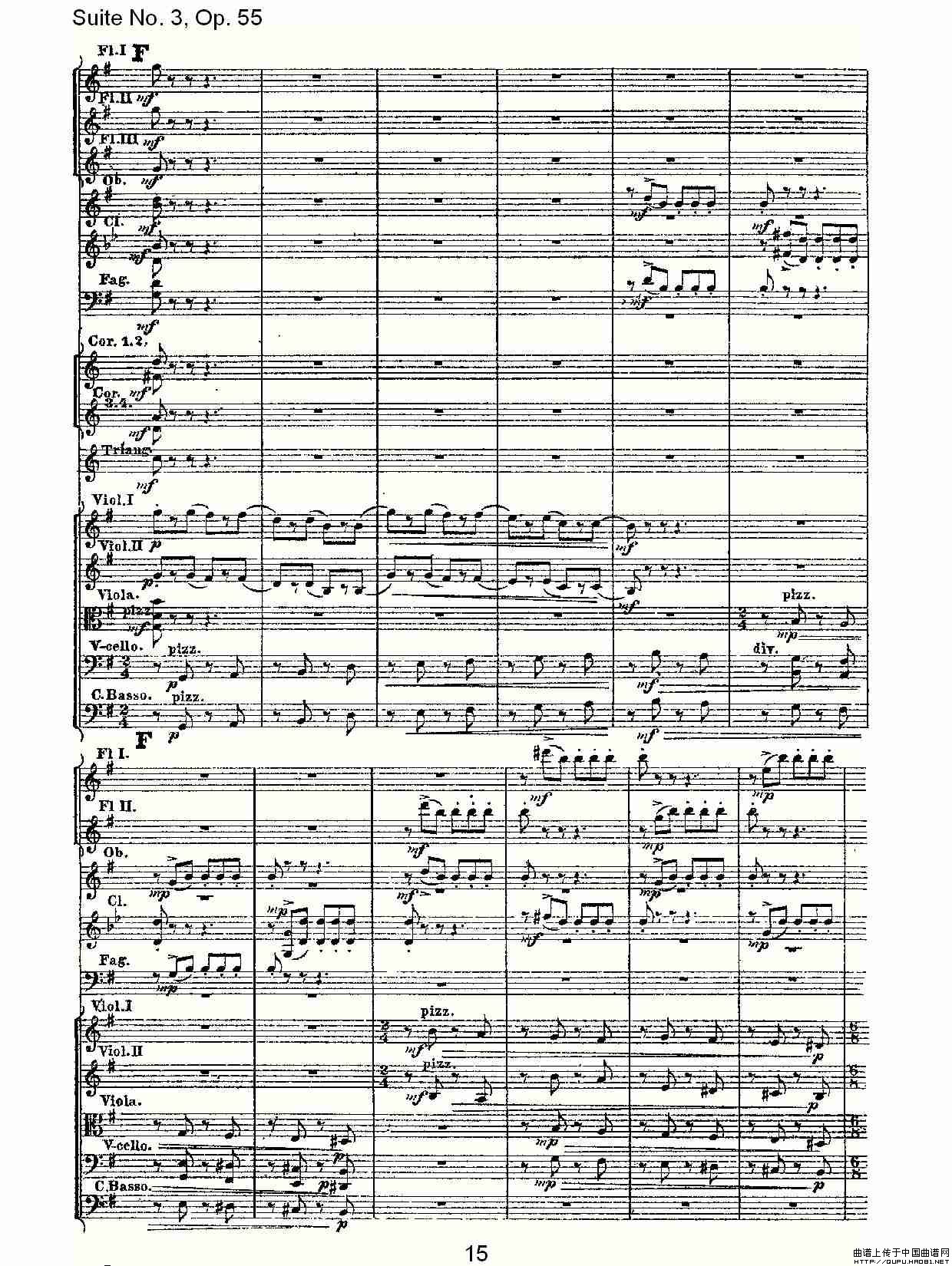 Suite No. 3, Op.55  第三套曲,Op.55第三乐章（一）