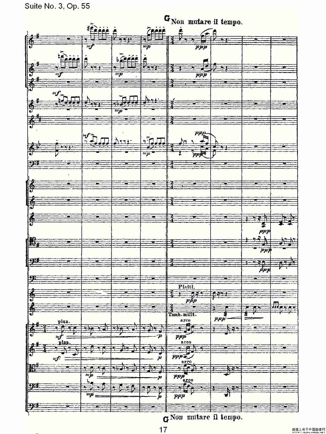 Suite No. 3, Op.55  第三套曲,Op.55第三乐章（一）