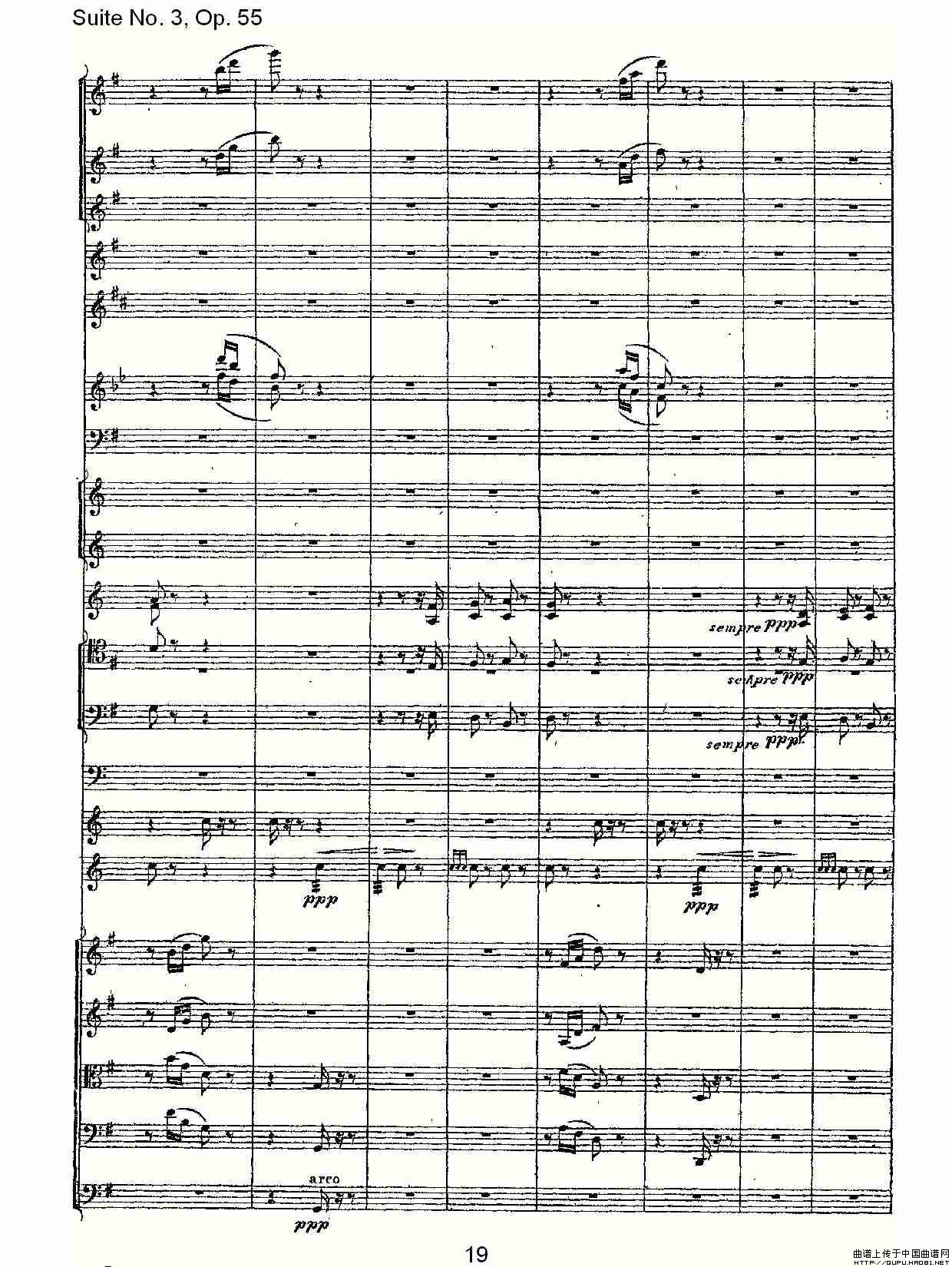 Suite No. 3, Op.55  第三套曲,Op.55第三乐章（一）