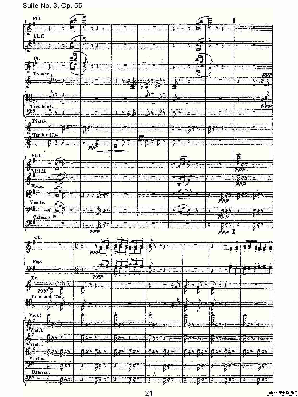 Suite No. 3, Op.55  第三套曲,Op.55第三乐章（一）