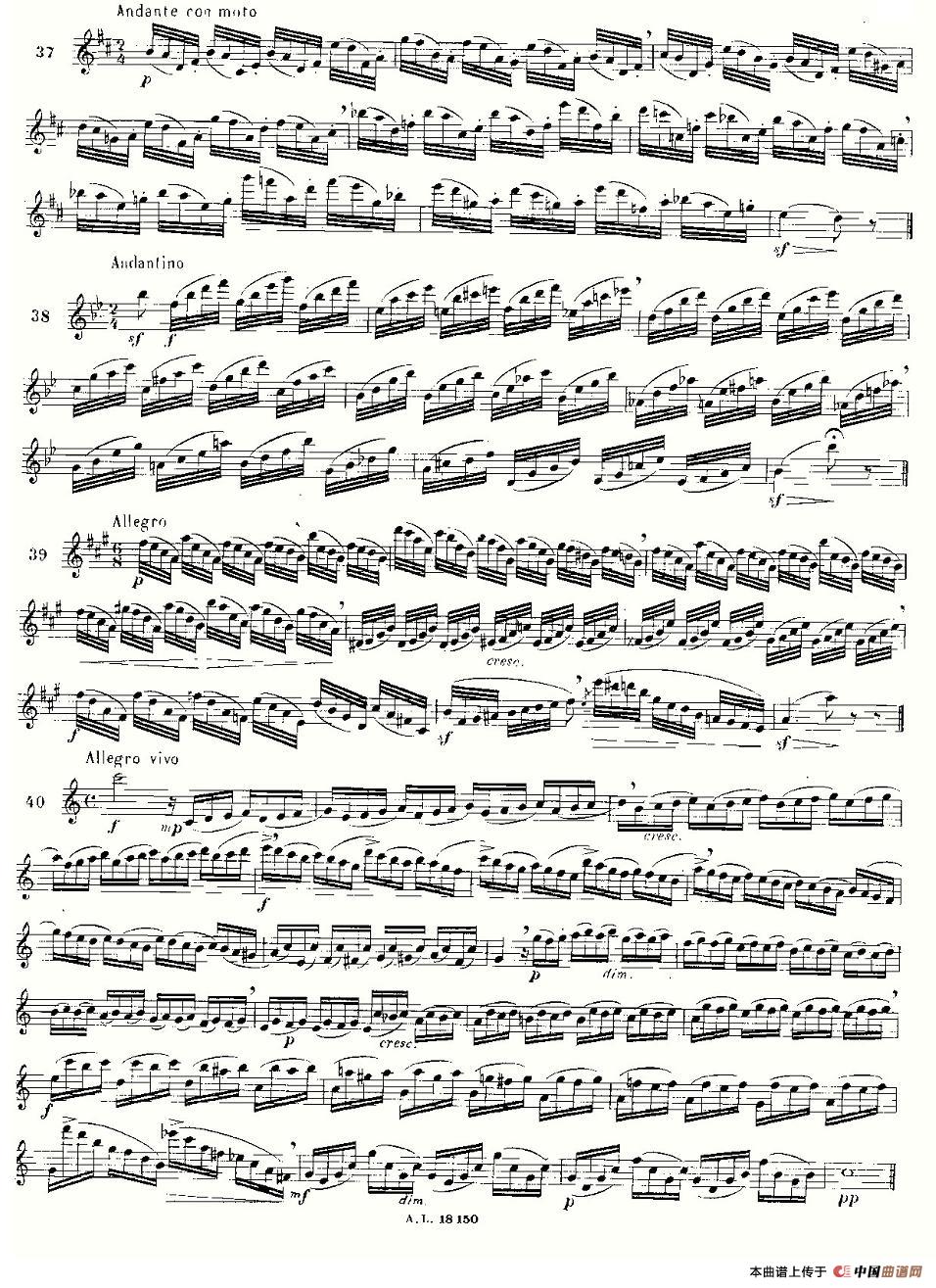简易音阶练习100首之37-49（moyse - 100 studies after