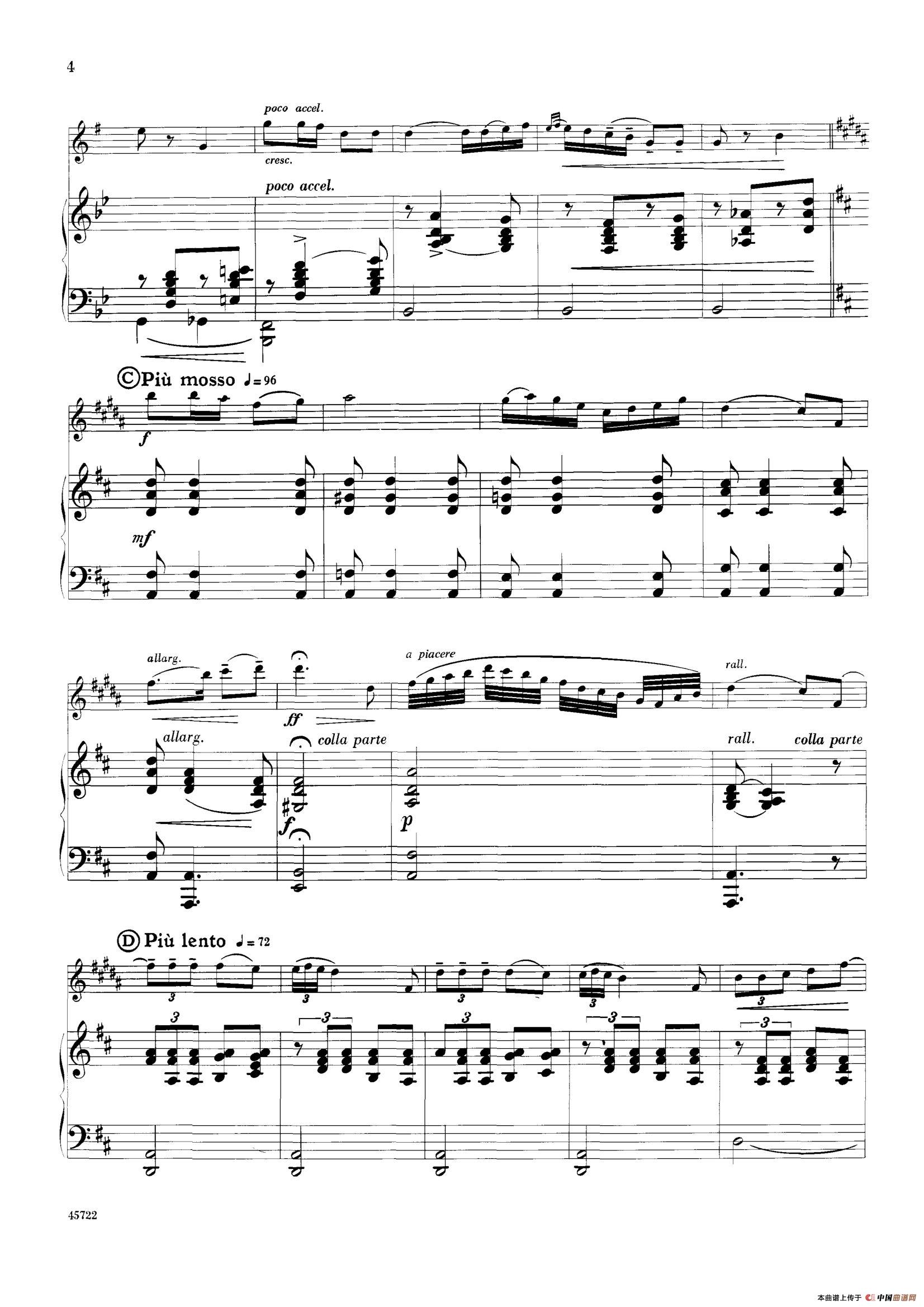 15首古典萨克斯独奏曲：1、Canzonetta（中音萨克斯