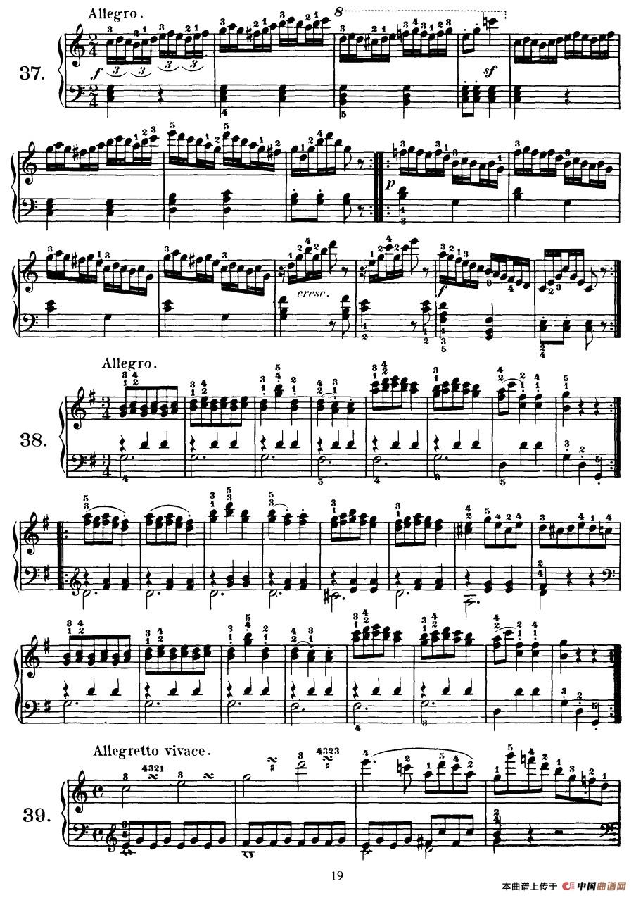 Czerny - 100 Progressive Studies Op.139（37—46）