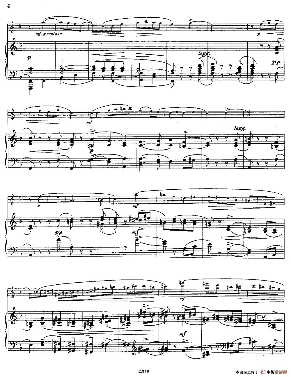 Le Tourbillon（Op.57 No.3）（长笛+钢琴伴奏）