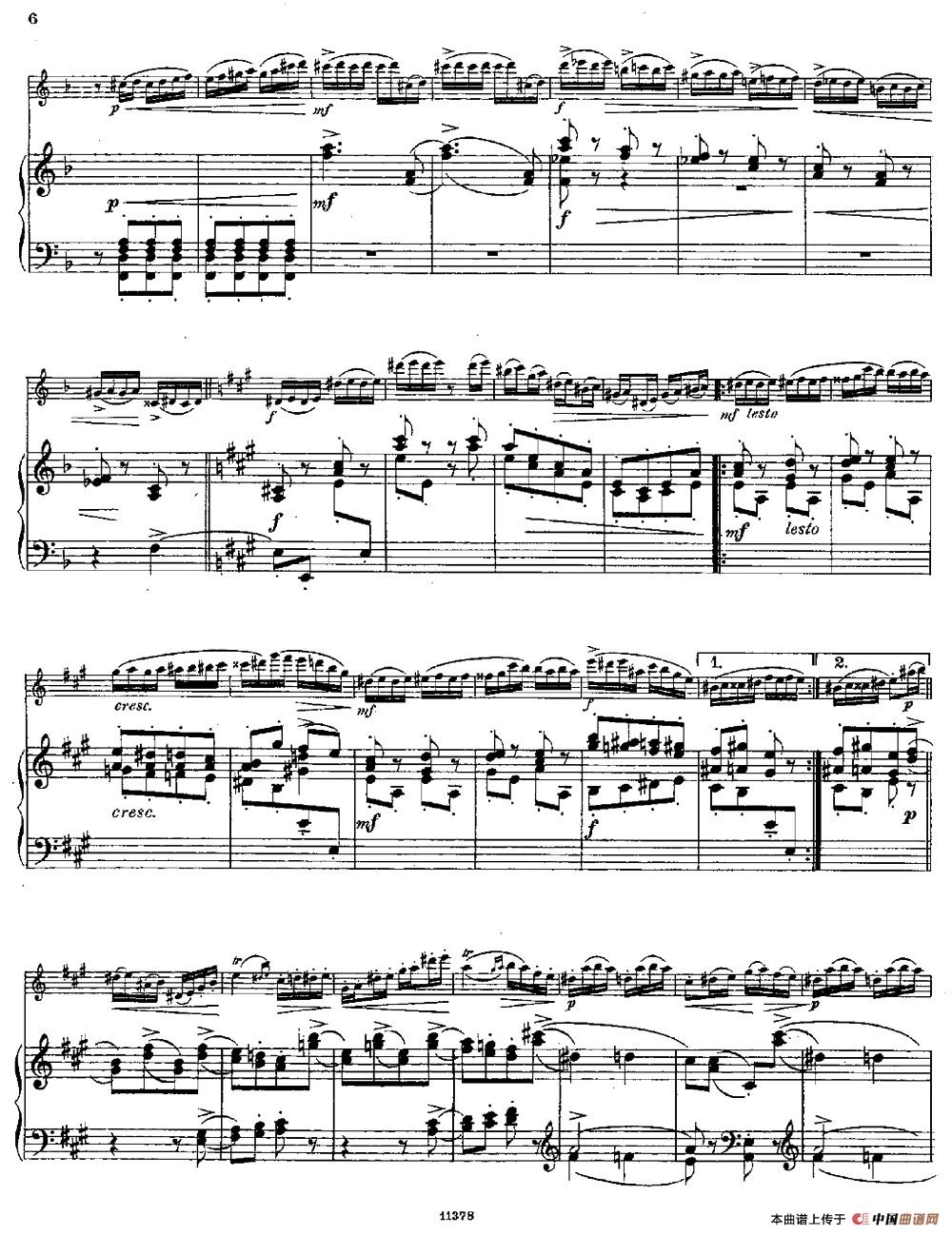 Le Tourbillon（Op.57 No.3）（长笛+钢琴伴奏）