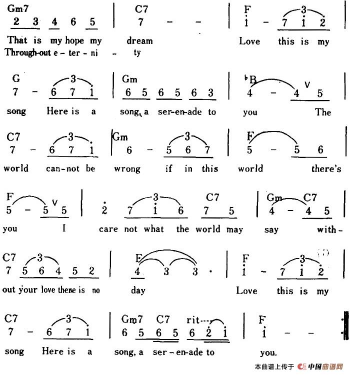 [美]This Is My Song（这是我的歌、带和弦）