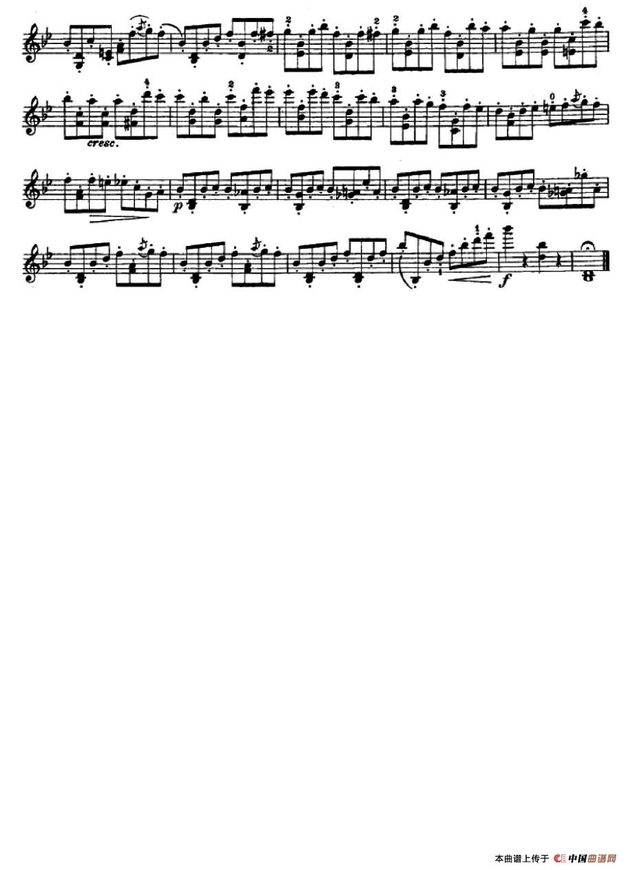 让·德尔菲·阿拉尔-12首小提琴隨想练习曲之21小提琴谱
