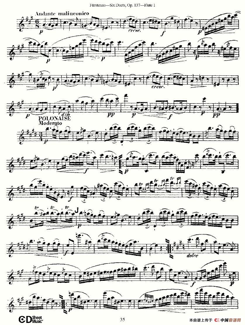 Six Duets, Op.137 之六（二重奏 六首作品 137号）