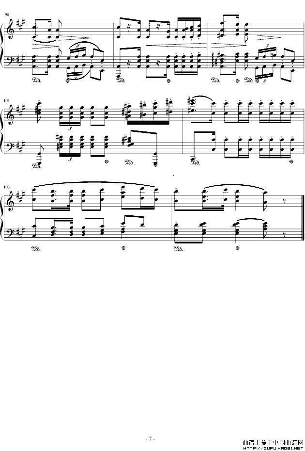 波兰军队舞曲-Op.40 No.1
